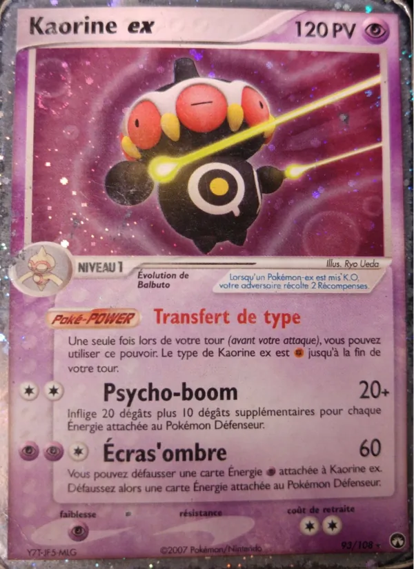Carte Pokémon Kaorine ex de l'extension EX Gardiens du Pouvoir