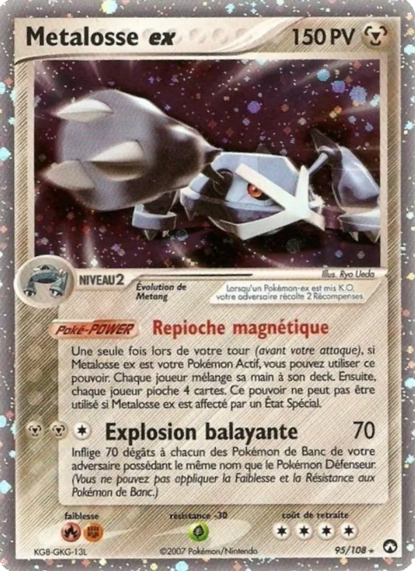 Carte Pokémon Metalosse ex de l'extension EX Gardiens du Pouvoir