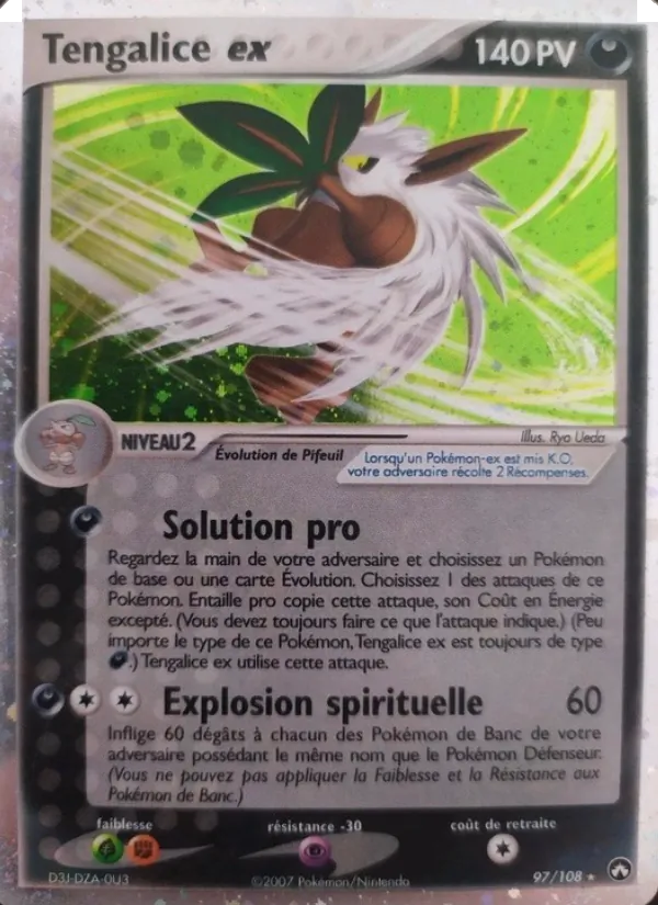 Carte Pokémon Tengalice ex de l'extension EX Gardiens du Pouvoir