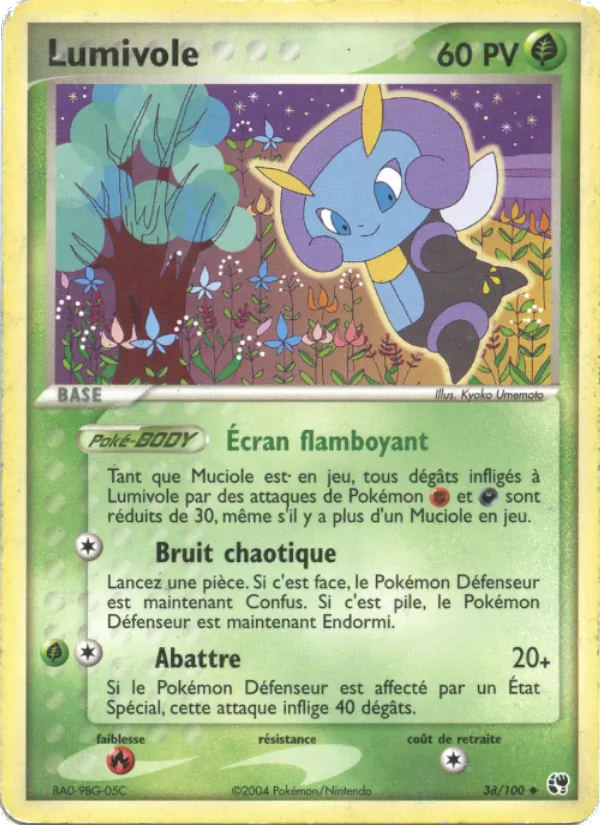 Carte Pokémon Lumivole de l'extension EX Tempête de sable