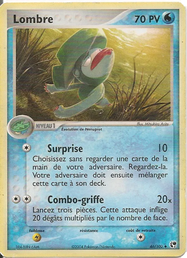 Carte Pokémon Lombre de l'extension EX Tempête de sable