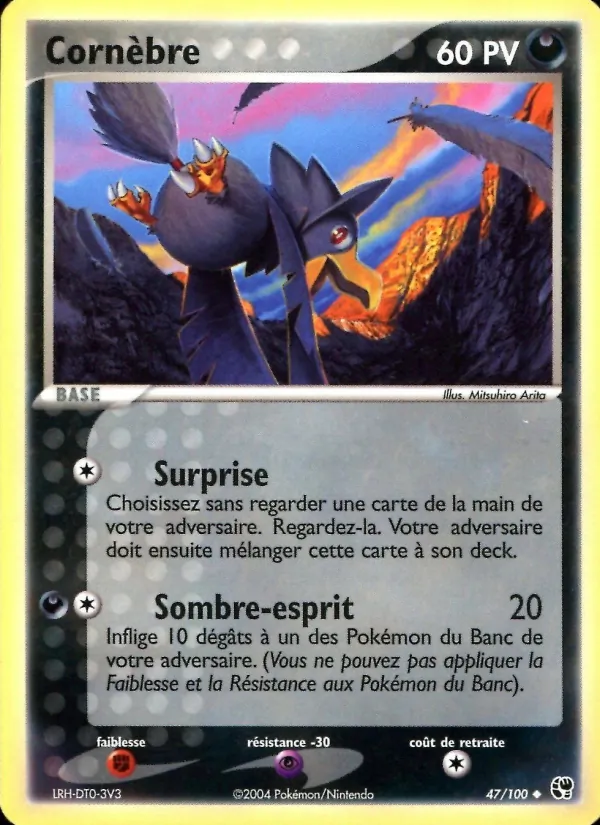Carte Pokémon Cornèbre de l'extension EX Tempête de sable
