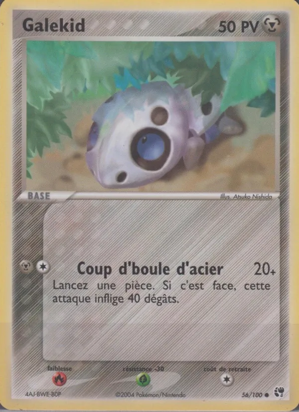 Carte Pokémon Galekid de l'extension EX Tempête de sable