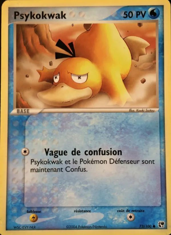 Carte Pokémon Psykokwak de l'extension EX Tempête de sable