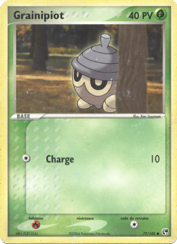 Carte Pokémon Grainipiot de l'extension EX Tempête de sable