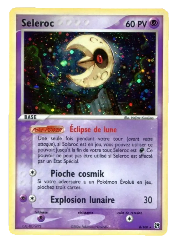 Carte Pokémon Séléroc de l'extension EX Tempête de sable