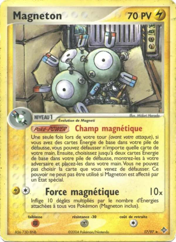 Carte Pokémon Magnéton de l'extension EX Dragon