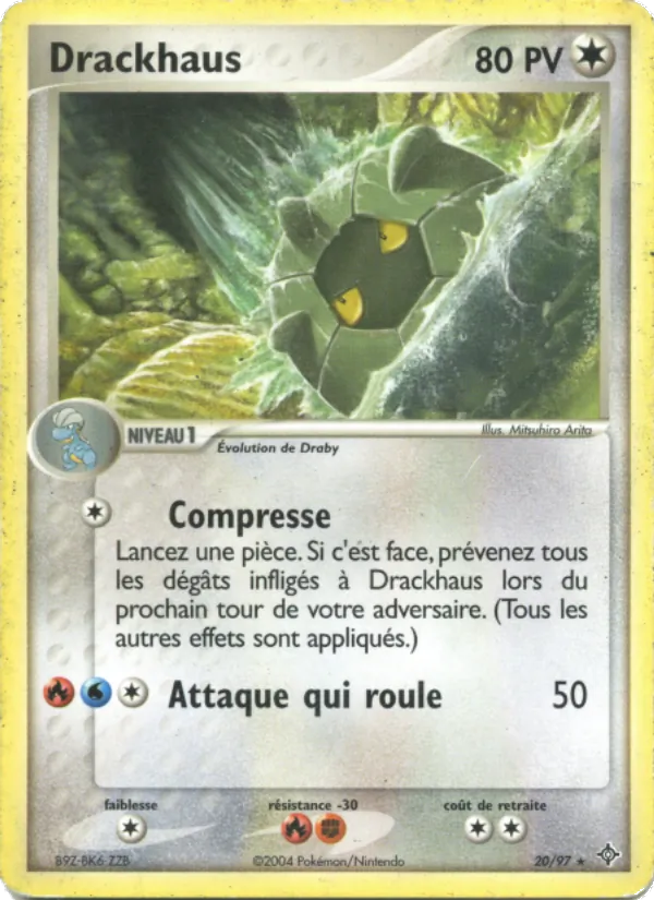 Carte Pokémon Drackhaus de l'extension EX Dragon