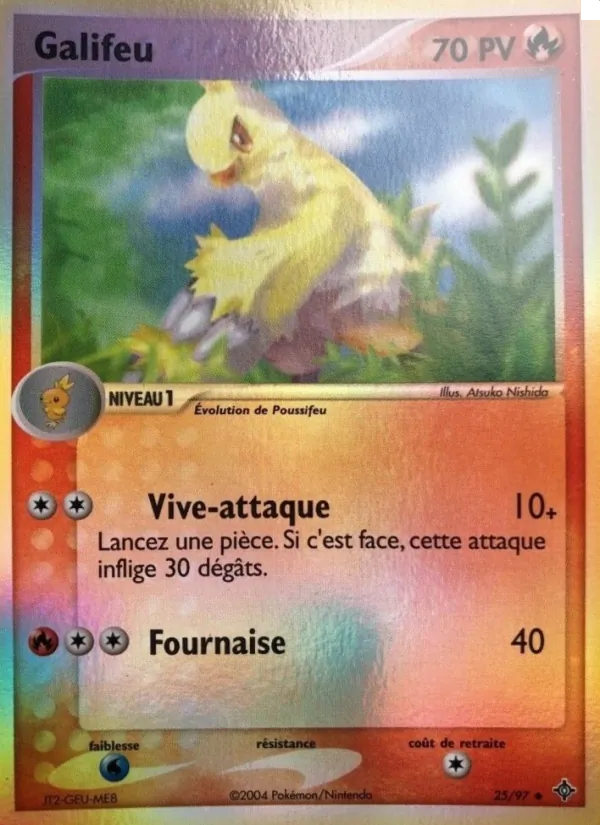 Carte Pokémon Galifeu de l'extension EX Dragon