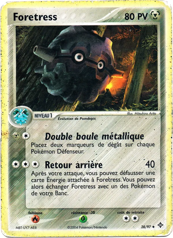Carte Pokémon Foretress de l'extension EX Dragon