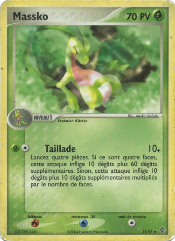 Carte Pokémon Massko de l'extension EX Dragon