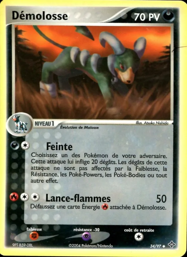 Carte Pokémon Démolosse de l'extension EX Dragon