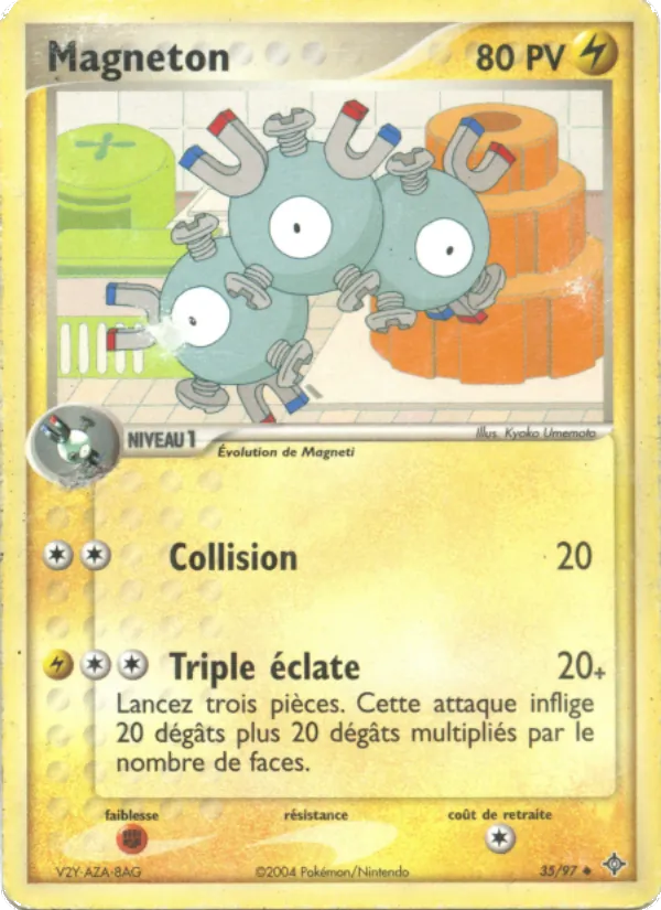 Carte Pokémon Magnéton de l'extension EX Dragon