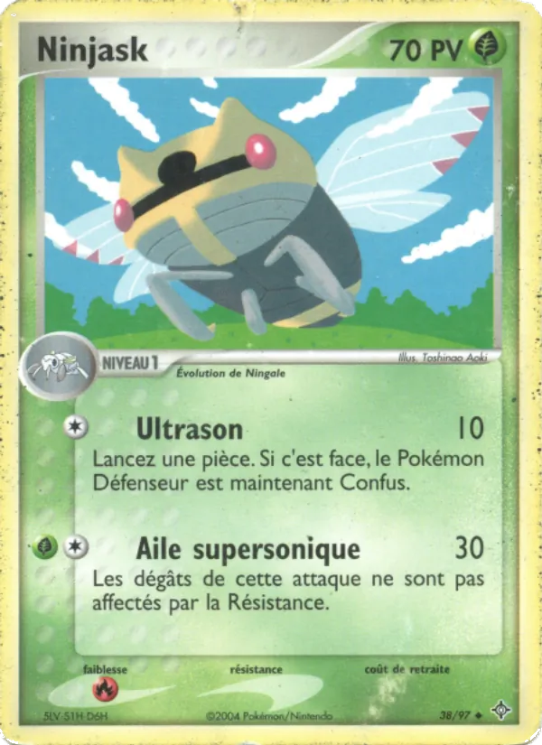 Carte Pokémon Ninjask de l'extension EX Dragon