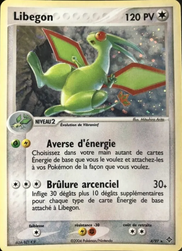 Carte Pokémon Libegon de l'extension EX Dragon