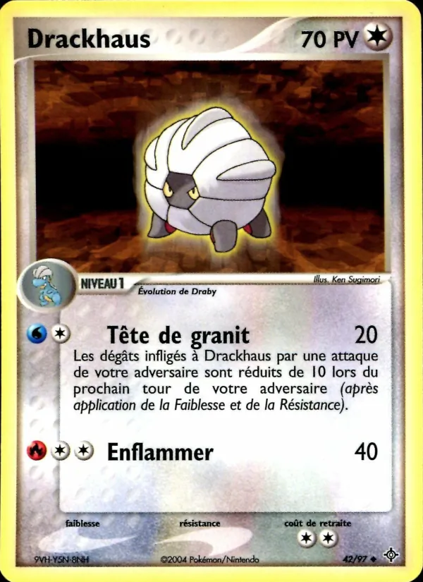 Carte Pokémon Drackhaus de l'extension EX Dragon