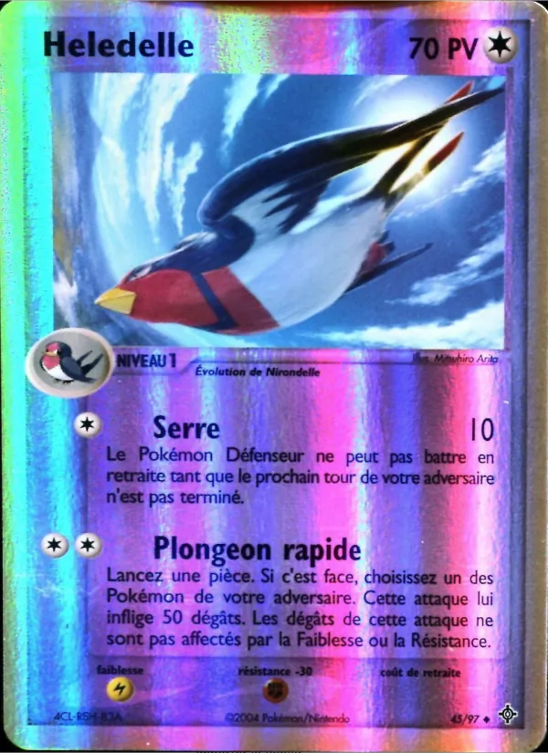Carte Pokémon Hélédelle de l'extension EX Dragon