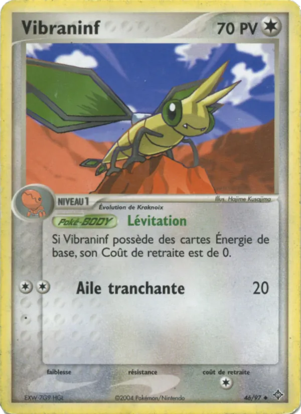 Carte Pokémon Vibraninf de l'extension EX Dragon
