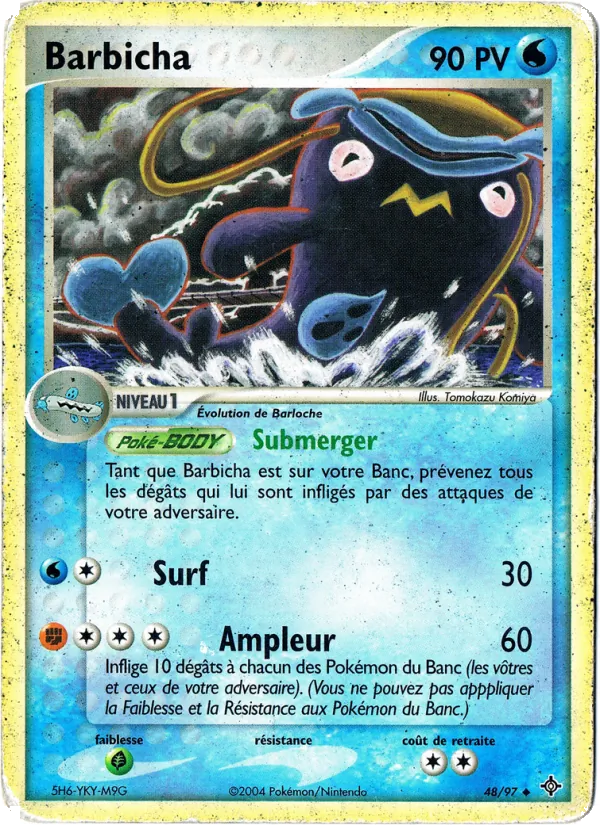 Carte Pokémon Barbicha de l'extension EX Dragon
