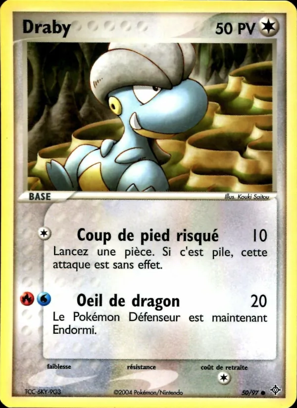 Carte Pokémon Draby de l'extension EX Dragon