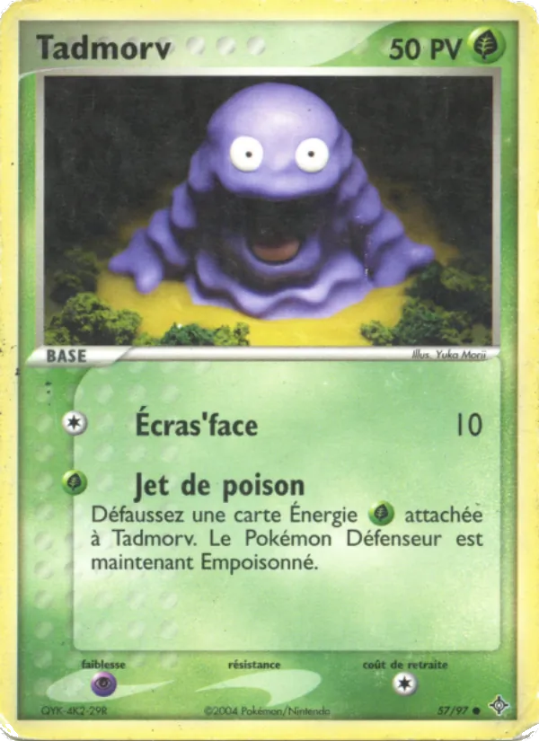Carte Pokémon Tadmorv de l'extension EX Dragon