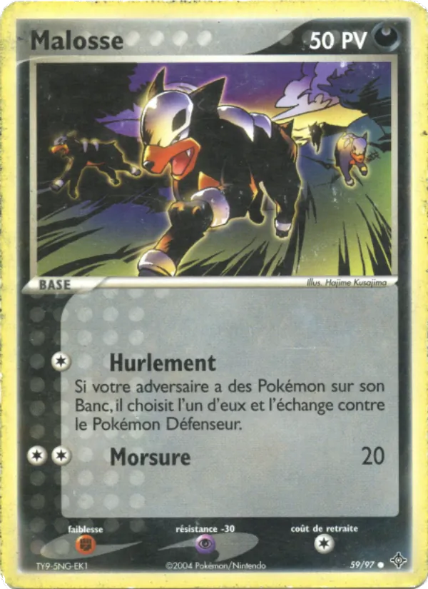 Carte Pokémon Malosse de l'extension EX Dragon