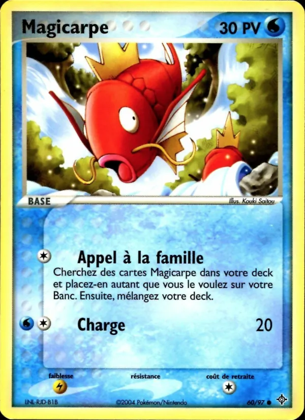 Carte Pokémon Magicarpe de l'extension EX Dragon