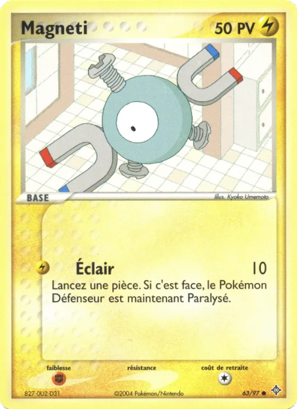 Carte Pokémon Magnéti de l'extension EX Dragon