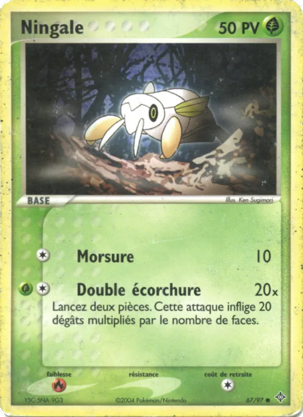 Carte Pokémon Ningale de l'extension EX Dragon