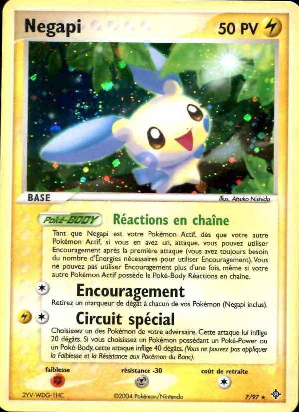 Carte Pokémon Négapi de l'extension EX Dragon