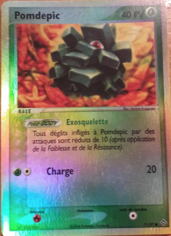Carte Pokémon Pomdepic de l'extension EX Dragon