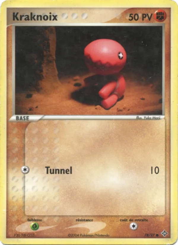 Carte Pokémon Kraknoix de l'extension EX Dragon