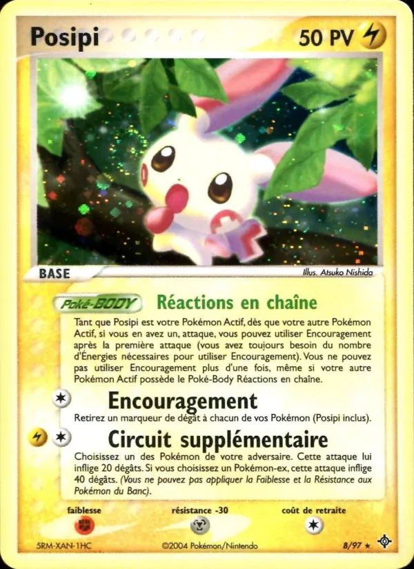 Carte Pokémon Posipi de l'extension EX Dragon