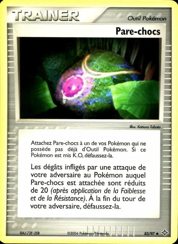Carte Pokémon Pare-chocs de l'extension EX Dragon