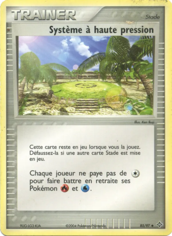 Carte Pokémon Système à haute pression de l'extension EX Dragon