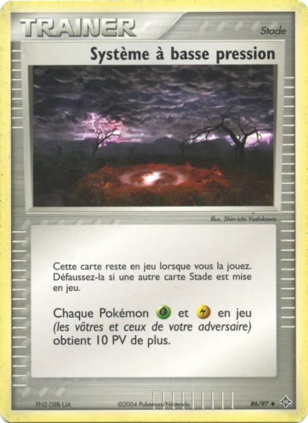 Carte Pokémon Système à basse pression de l'extension EX Dragon