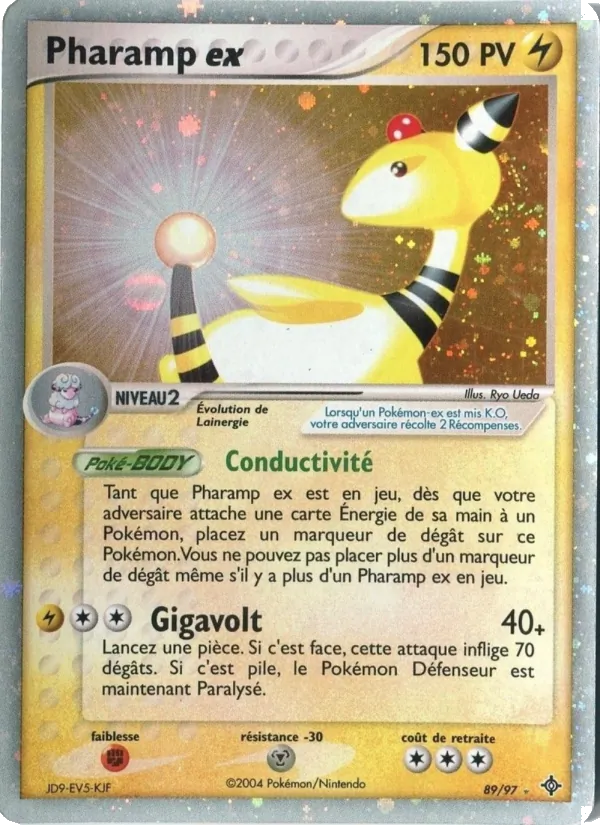 Carte Pokémon Pharamp ex de l'extension EX Dragon