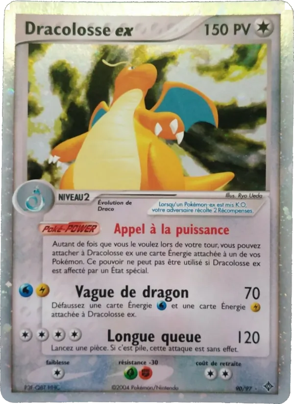 Carte Pokémon Dracolosse ex de l'extension EX Dragon