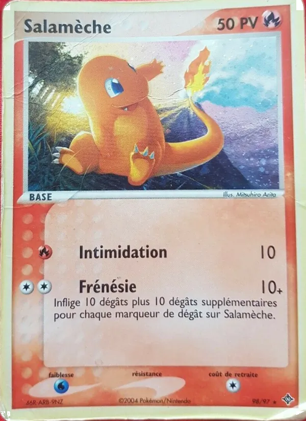 Carte Pokémon Salamèche de l'extension EX Dragon