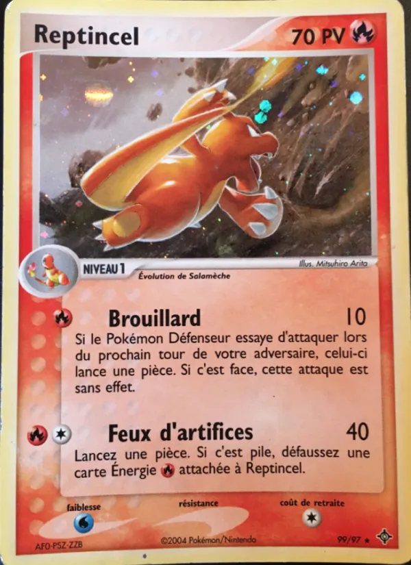 Carte Pokémon Reptincel de l'extension EX Dragon