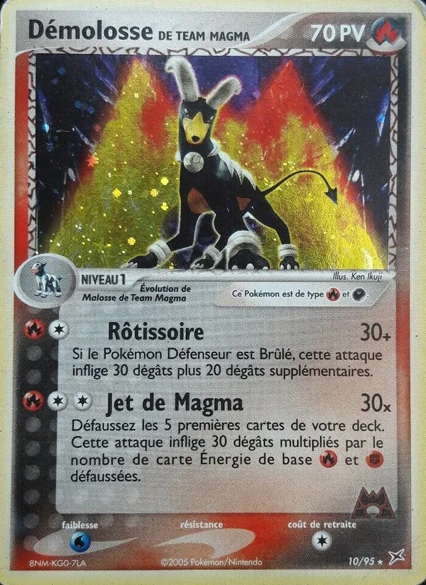 Carte Pokémon Démolosse de Team Magma de l'extension EX Team Magma vs Team Aqua