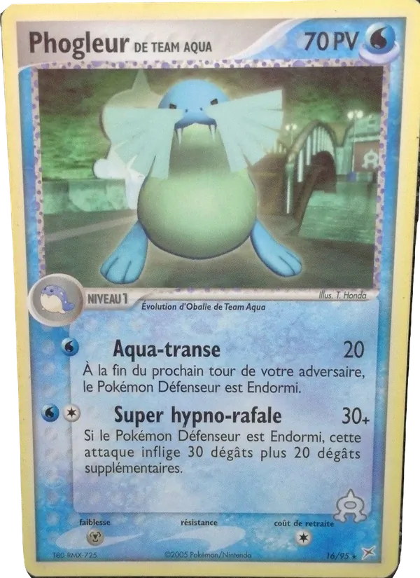 Carte Pokémon Phogleur de Team Aqua de l'extension EX Team Magma vs Team Aqua