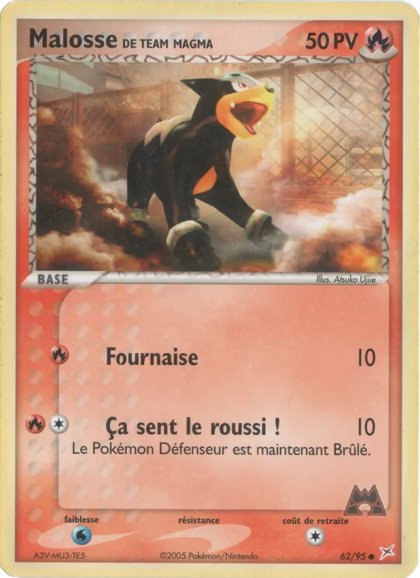 Carte Pokémon Malosse de Team Magma de l'extension EX Team Magma vs Team Aqua