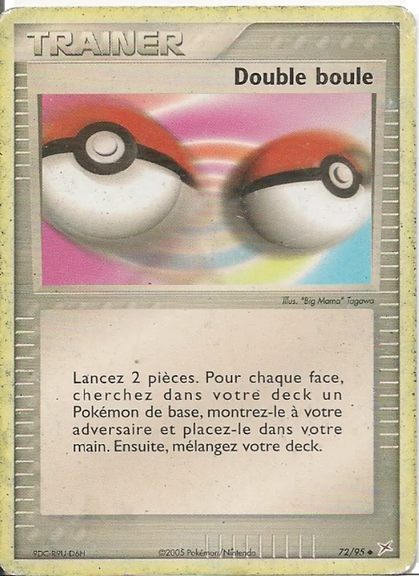 Carte Pokémon Double boule de l'extension EX Team Magma vs Team Aqua