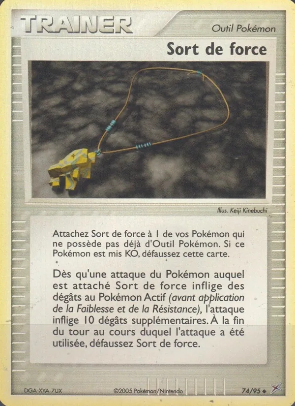 Carte Pokémon Sort de force de l'extension EX Team Magma vs Team Aqua
