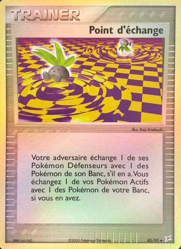 Carte Pokémon Point d'échange de l'extension EX Team Magma vs Team Aqua