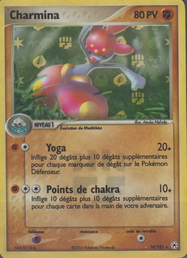 Carte Pokémon Charmina de l'extension EX Légendes Oubliées