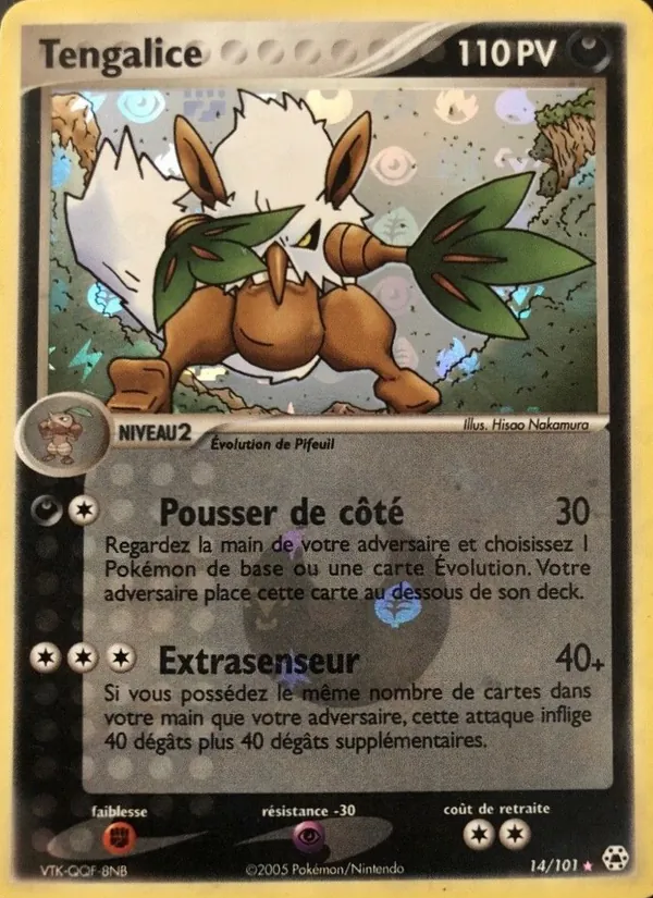Carte Pokémon Tengalice de l'extension EX Légendes Oubliées