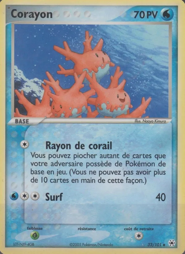 Carte Pokémon Corayon de l'extension EX Légendes Oubliées