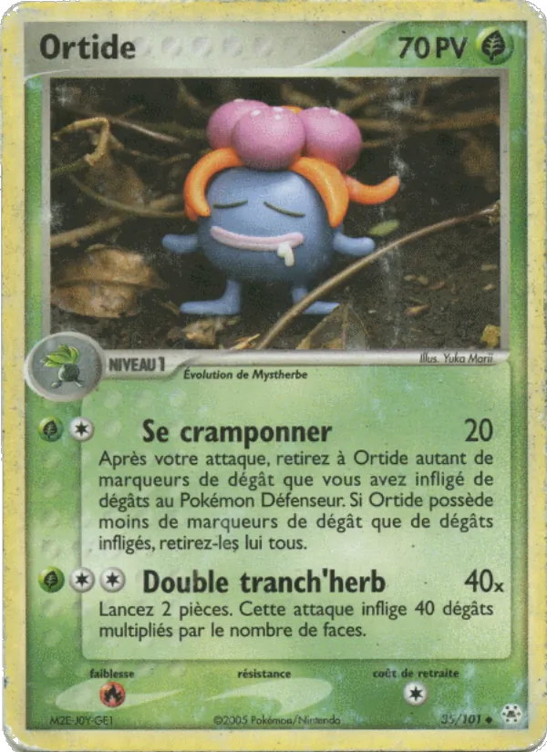 Carte Pokémon Ortide de l'extension EX Légendes Oubliées